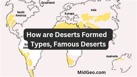 How Are Deserts Formed Types Famous Deserts