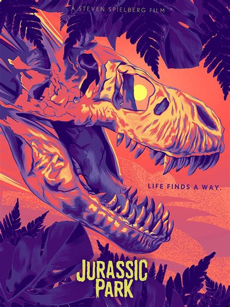 Jurassic Park By Dustin Knotek Home Of The Alternative Movie Poster