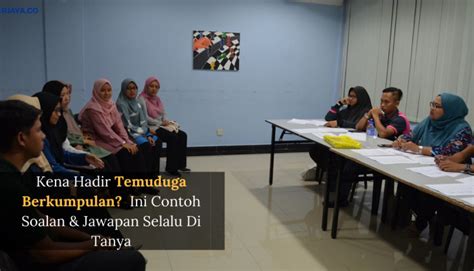 Kepada yth kepala bagian hrd hotel nuansa indah jln. Kena Hadir Temuduga Berkumpulan_ Ini Contoh Soalan ...
