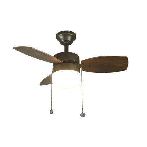 Triplicity 30 In Indoor Oil Rubbed Bronze Ceiling Fan With Light