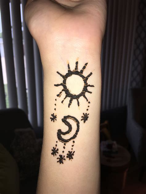 Henna Designs Sun And Moon Howtodrawflowerseasykids