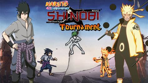 Naruto Shippuden Shinobi Tournament Naruto And Sasuke Vs Shinobi