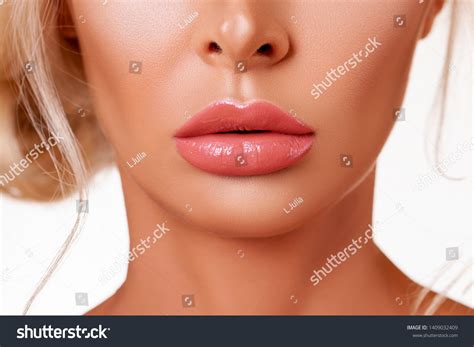 Sexy Big Lips Beauty Fashion Woman Shutterstock