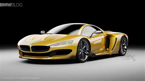 Rendering Bmw Hypercar To Compete With Mclaren P1 And Laferrari