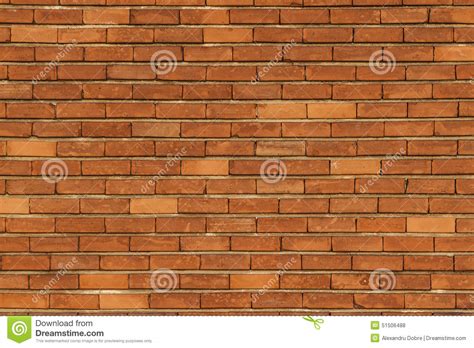 Seamless Orange Brick Wall Texture Royalty Free Stock Image