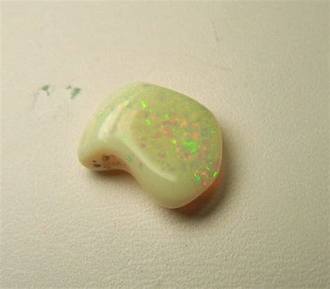 Ethiopian Opal White Fire High End Cabbing By Coyoterainbow 2500