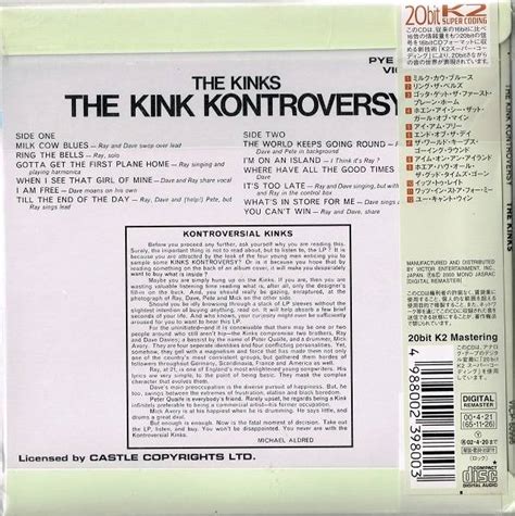 The Kinks The Kink Kontroversy Akandobi Jpn Cd Covers Cover Century Over Album