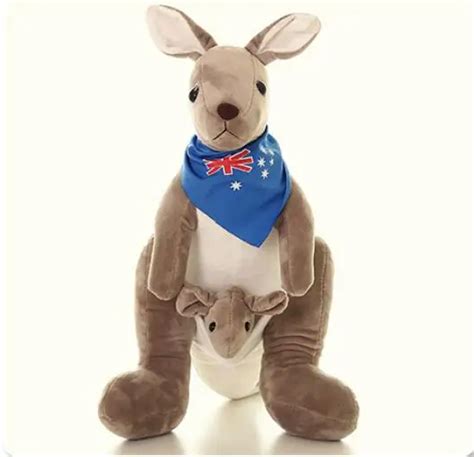 Giant Plush Pink Kangaroo Soft Toy Large Stuffed Kangaroo Toy Buy Big