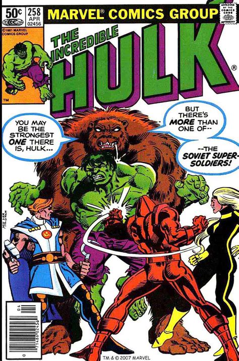 Marvel Comics Of The 1980s 1981 Frank Millers Incredible Hulk Covers