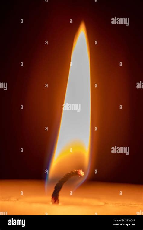Realistic Burning Candle Hi Res Stock Photography And Images Alamy