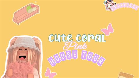 💫🌸 Cute Coral Pink House Tour Adopt Me Pxtatobge 🫶 Youtube