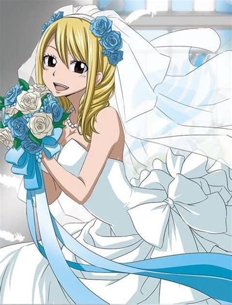 Lucy Ready For Her Wedding With Natsu Xd Fairy Tail Pictures Anime