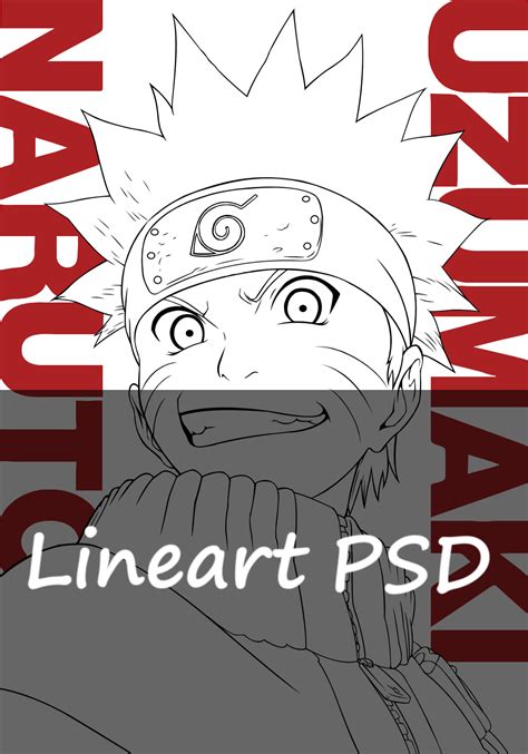 Naruto Artbook Naruto Lineart Psd By Rollando35 On Deviantart