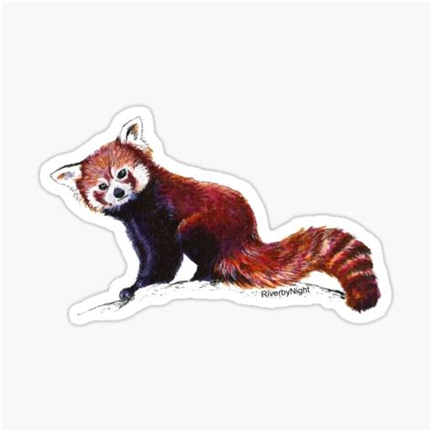 Red Panda Stickers Redbubble