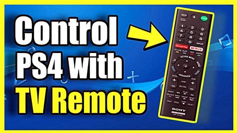 How To Control Ps4 With Tv Remote And Turn On Ps4 Without Controller