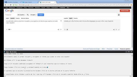 Add pp after the word youtube then click enter. TUTORIAL DE TRADUCTOR translate.google.com.co - YouTube