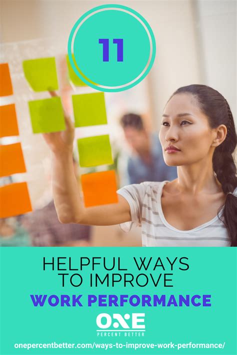 11 Helpful Ways To Improve Work Performance One Percent Better