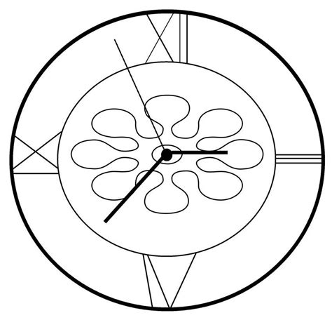 Steampunk Wall Clock Coloring Pages Free Printable Coloring Pages