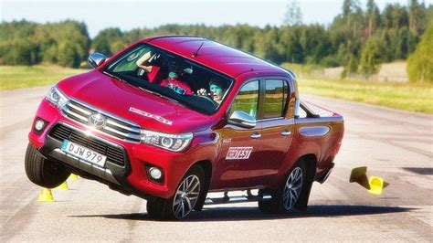Had announced that the all new. Toyota Hilux Prone to Rollover in Moose Test