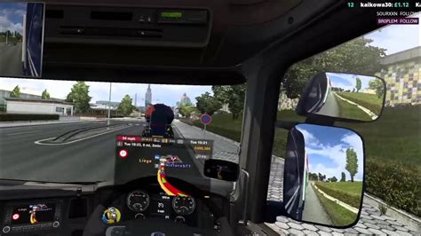 euro truck simulator 2 vr convoy youtube