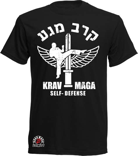 Aprom Krav Maga T Shirt Km 1 Mma Martial Arts Self Defence Mens Short