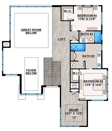 House Plan 75977 Modern Style With 3730 Sq Ft 3 Bed 3 Bath 1 Half Bath