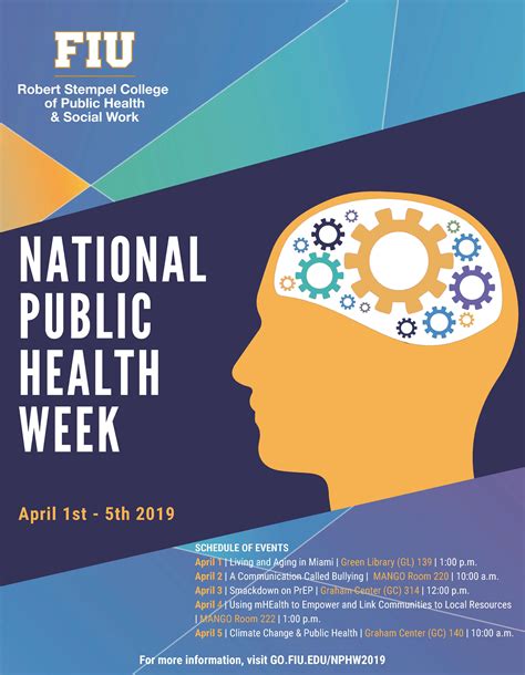 Choose the plan that best protects you and your family as you live and travel abroad. National Public Health Week 2019 | Florida Department of Health in Miami-Dade