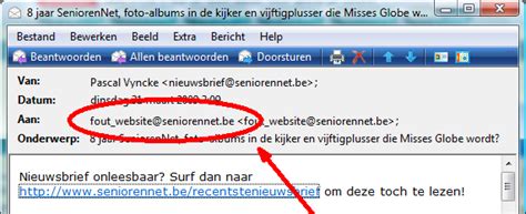 Your address is the number of the house, flat, or apartment and the name of the street. Schrijf mij uit! Ik wil niets meer ontvangen! - SeniorenNet - Website voor de actieve 50-plusser