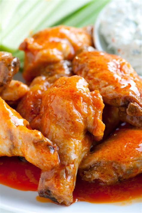 This will help the baking powder stick to the skin and result in a super crispy texture. Super Easy Hot Wings | RecipeLion.com