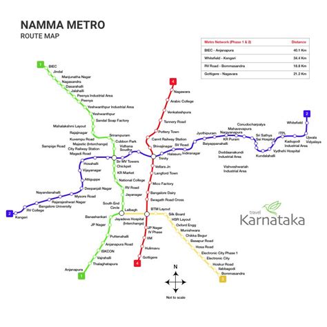 Bangalore Metro Line Map Calendar