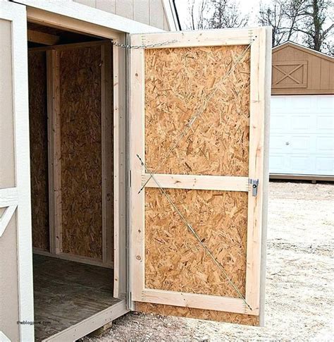 How To Build Double Doors For A Shed Encycloall