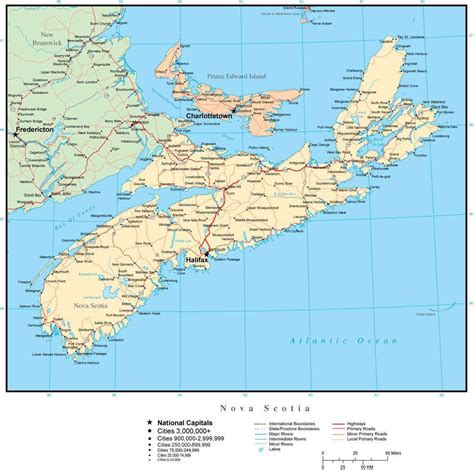 Where Is Nova Scotia Map World Map