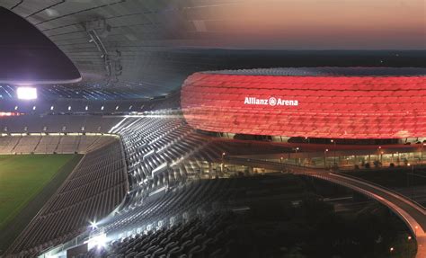 Seit 2005 ist die allianz arena im norden münchens heimspielstätte der beiden fußballvereine fc bayern und tsv 1860 münchen. Allianz Arena - Eventlocation - fiylo