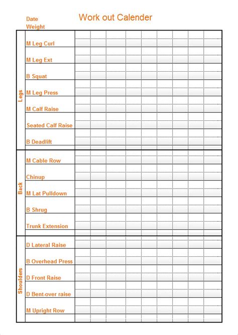 We did not find results for: FREE 10+ Sample Workout Calendar Templates in PDF | MS Word