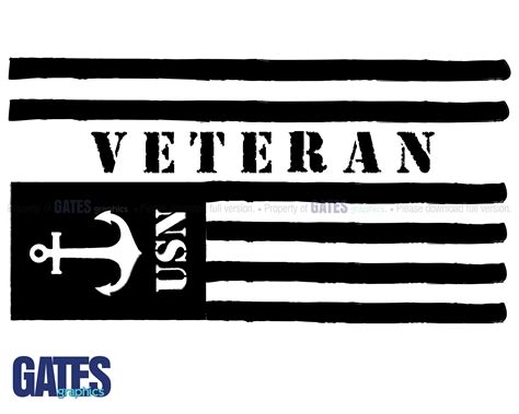Navy Veteran Usn Us Navy Vector Photo American Flag Jpeg Screen