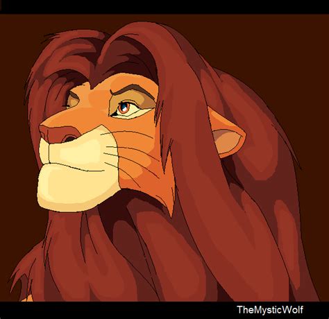 Adult Lion King Simba By Themysticwolf On Deviantart
