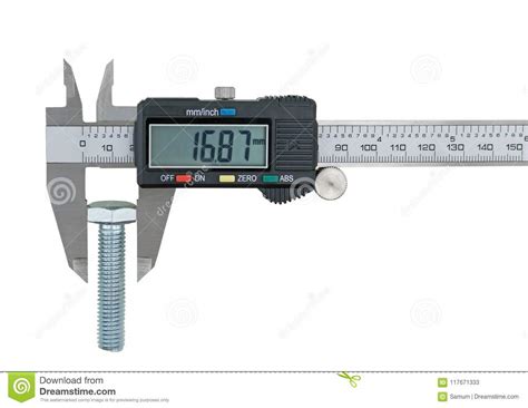 Vernier Caliper And Screw Gauge - Vernier Calipers And Screw-bolt Stock Image - Image of meter, display