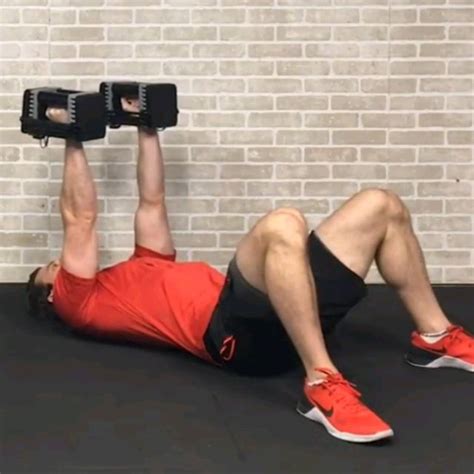 Lying Tricep Extension By Dennis Richardson Exercise How To Skimble