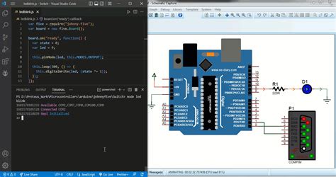 LED Blink Arduino Johnny Five JavaScript Tutorial Ee Diary