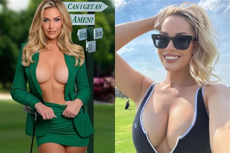 Paige Spiranac Goes Braless As She Releases VERY Raunchy Augusta Towel Showing Off Her Boobs