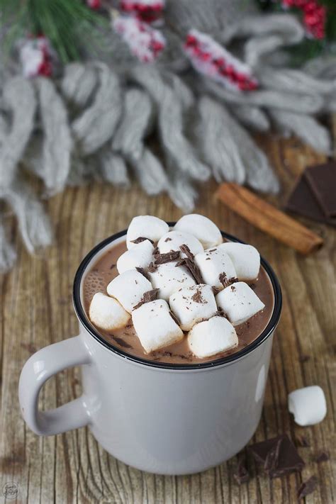 Heiße Schokolade mit Marshmallows Marshmallow Hot Chocolate
