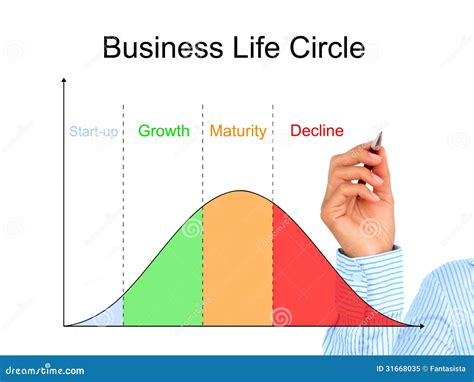 Business Life Cycle Diagram Stock Illustration Illust
