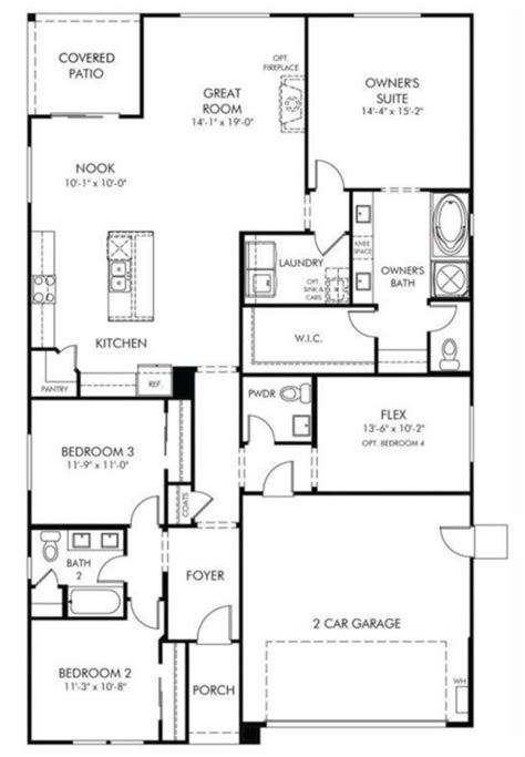 One Level Floor Plans Aspects Of Home Business