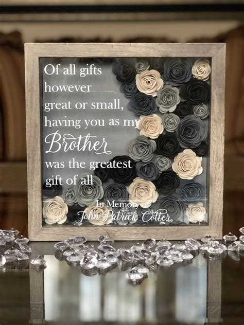 Thoughtful gifts for loss of loved one. Sympathy Loss Brother Gift, Sibling Grief Gift, Loss of ...