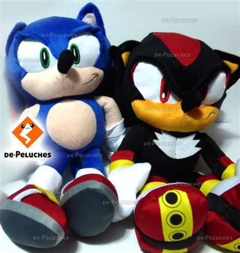 2 Peluches Sega Sonic Y Shadow En Pareja 79900 En Mercado Libre
