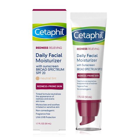 Cetaphil Redness Relieving Daily Facial Moisturizer Spf20 Redness