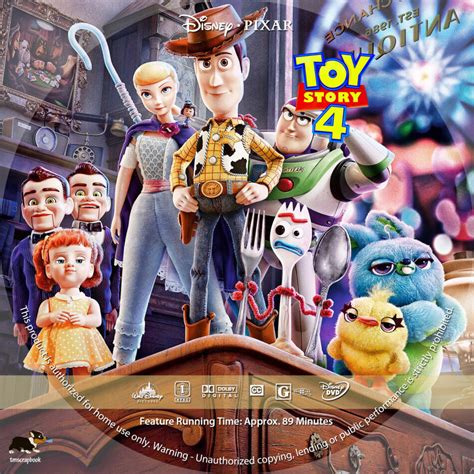 Toy Story 4 2019 R1 Custom Dvd Label V2 Dvdcovercom