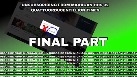 Unsubscribing From Michigan HHS 2 2 11 Times Final Part YouTube