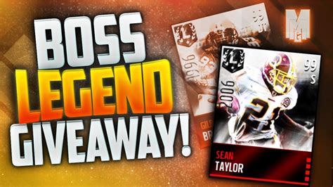Boss Legend Giveaway Closed Youtube