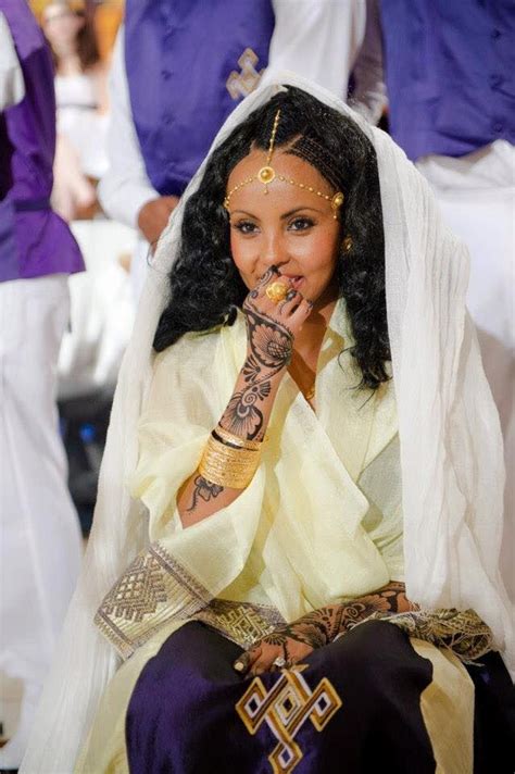 Habesha Bride Ethiopia Abiti Da Sposa Tradizionali Abiti